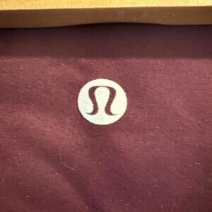 Lululemon Burgundy Leggings Size Dot Missing 13” Before‎ Stretched